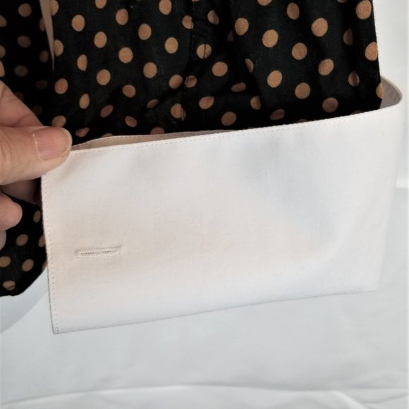 Avanti Uomo Black & Tan w/ White French Cuff - Picture 4 of 8